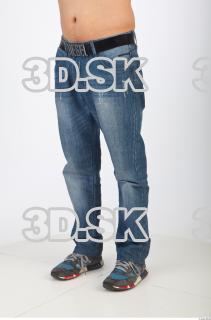 Leg reference blue jeans of Orville 0002